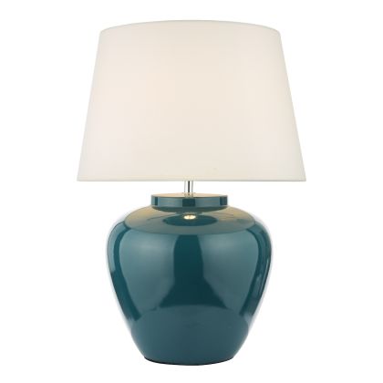 Ayla Floor Lamps Blue Ceramic Base Only