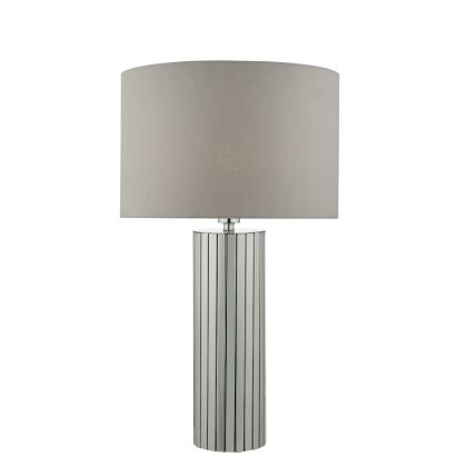Cassandra Floor Lamps Polished Chrome With Shade
