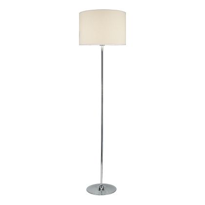 Delta Floor Lamps Polished Chrome With Shade 1