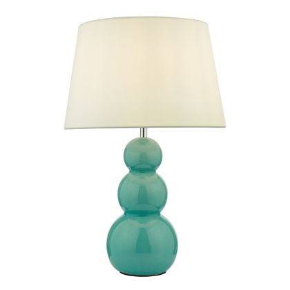 Mia Floor Lamps Teal Ceramic Base Only