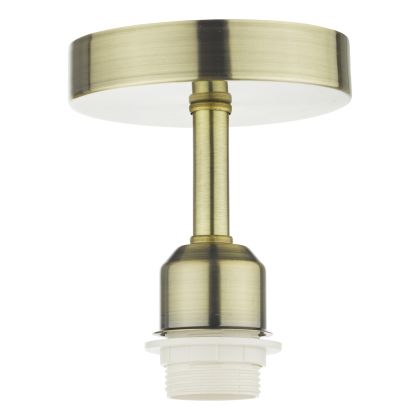 SF0175 1 Light Semi Flush Suspension Antique Brass Bracket Only