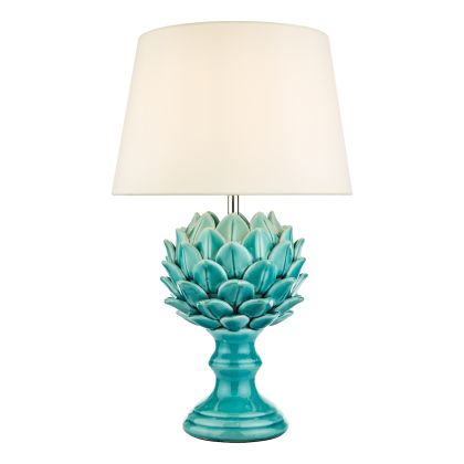 Violetta Floor Lamps Blue Ceramic Base Only