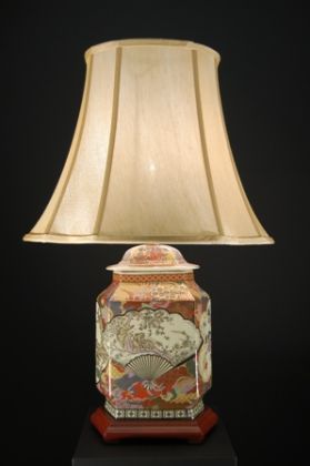 TL0120 - Hand Painted Chines Design Table Lamp