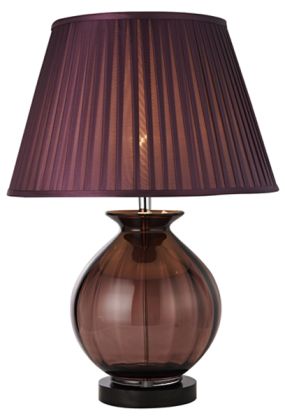 TL1422 - Transparent Tinted Purple Table Lamp