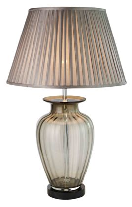 TL1424 - Transparent Tinted Brown Table Lamp