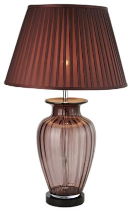 TL1425 - Transparent Tinted Red Table Lamp