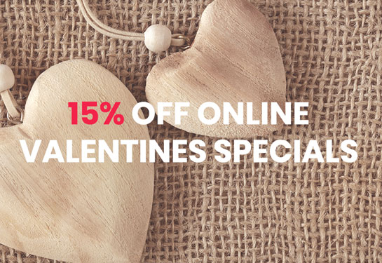 15% Off Valentines Specials